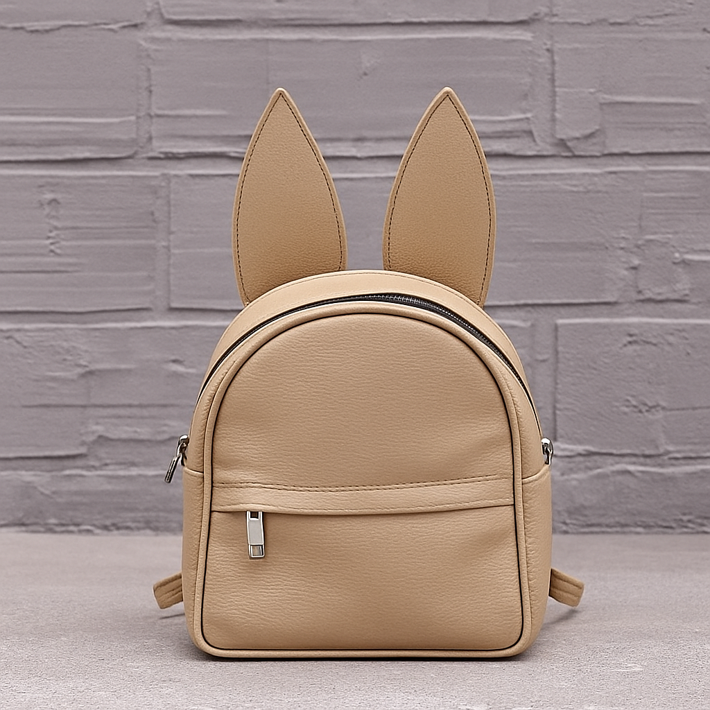 Рюкзак-сумка Presentville с ушками зайца Золотой (RKU_006_ZZZ)
