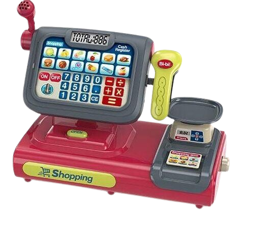 Детский игрушечный набор кассовый апарат с микрофоном и озвучкой на английском языке (133645) Детский игрушечный набор кассовый апарат с микрофоном и озвучкой на английском языке (133645)