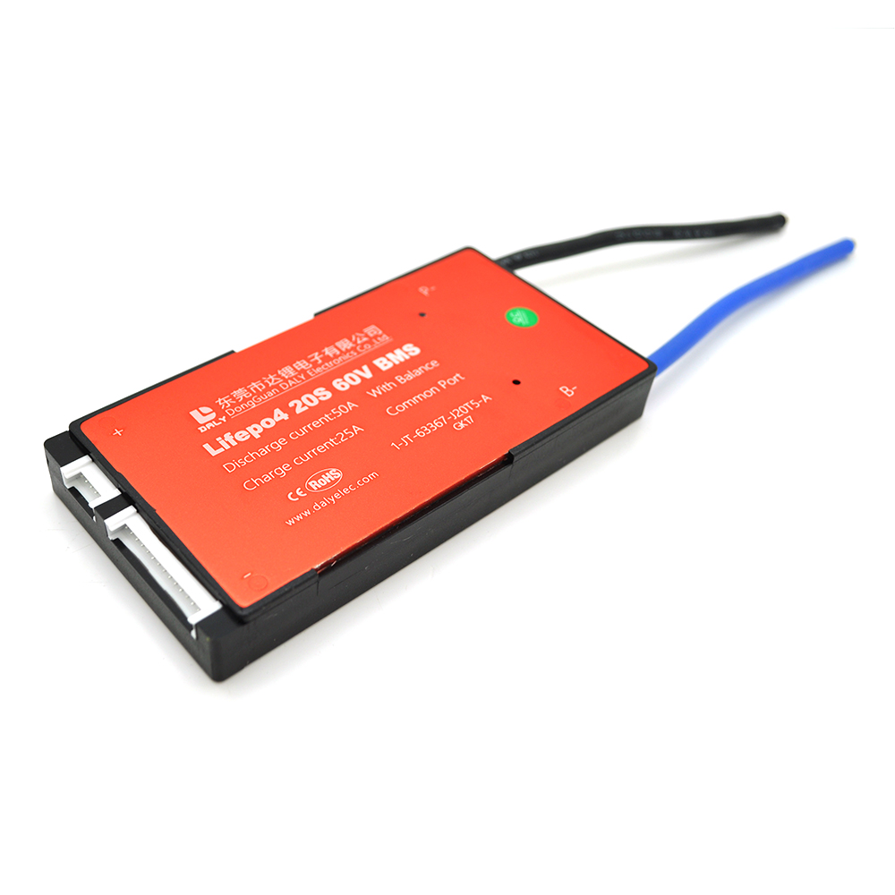 Плата BMS DaLy LiFePO4 60V 20S 25/50A для електросамокатів (25162)