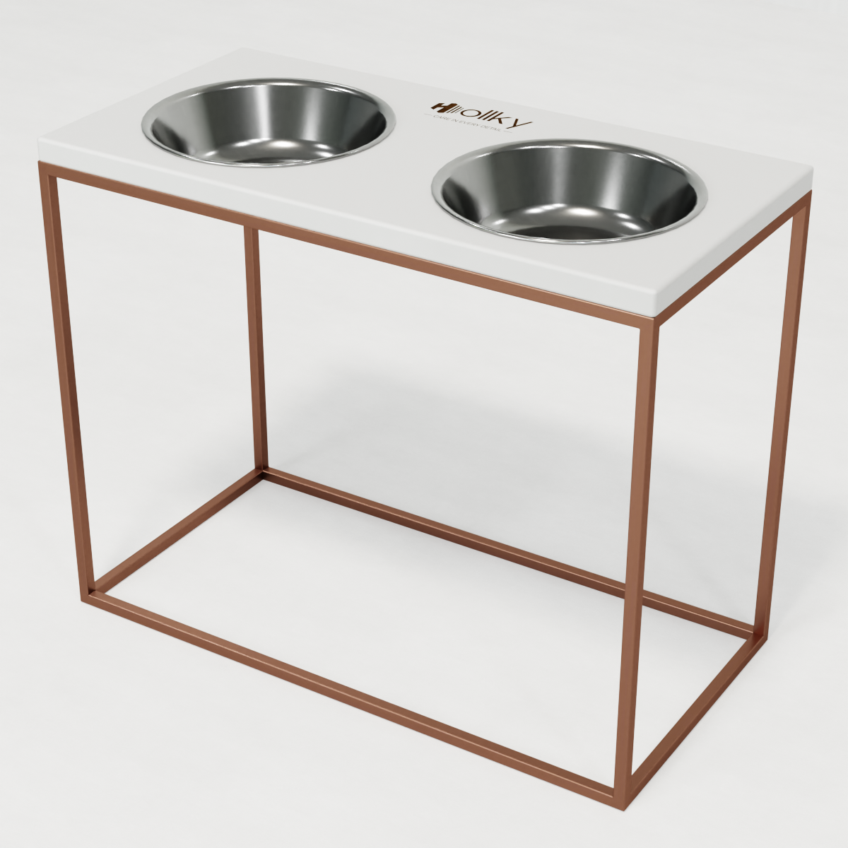 Миски на подставке для больших собак Hollky Base XL20 2х1,8 л (BXL40-522640-GLWH) - фото 9 Миски на подставке для больших собак Hollky Base XL20 2х1,8 л (BXL40-522640-GLWH) - фото 9