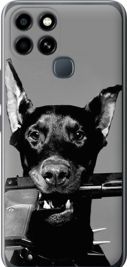 Чехол на Infinix Smart 6 Доберман (2745u-2758-42517)
