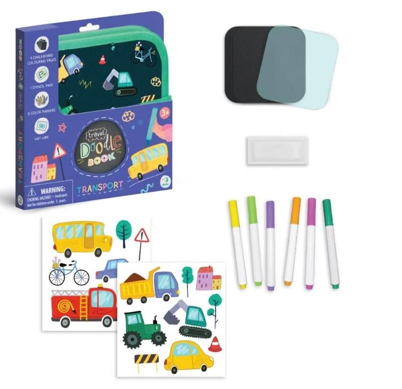 Дорожная книга рисования Транспорт (301046) Дорожная книга рисования Транспорт (301046)