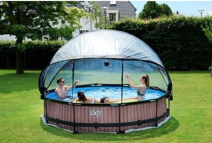 Бассейн каркасный с куполом Exit Toys 360х76 см Дерево (964698159) - фото 10 Бассейн каркасный с куполом Exit Toys 360х76 см Дерево (964698159) - фото 10