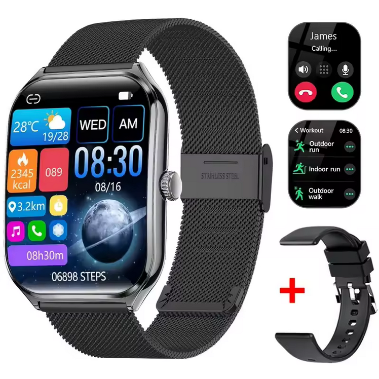 Смарт-часы FitCloudPro MT61s AMOLED Black — фото 2