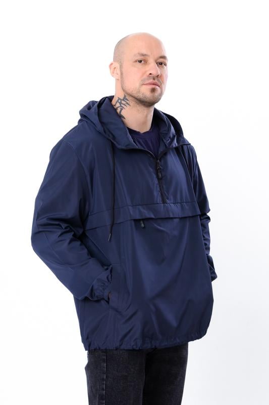 Анорак чоловічий демісезонний Носи Своє 3XL Синій (15263) - фото 2 Анорак чоловічий демісезонний Носи Своє 3XL Синій (15263) - фото 2