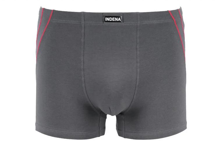 Мужские боксеры стрейчевые INDENA L р. 44-46 2 шт. Темно-серый (81071)
