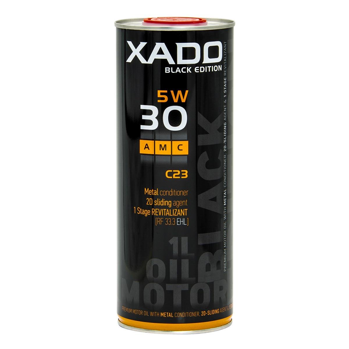 Моторное масло XADO Atomic Oil 5W-30 C23 AMC Black Edition синтетическое 1 л