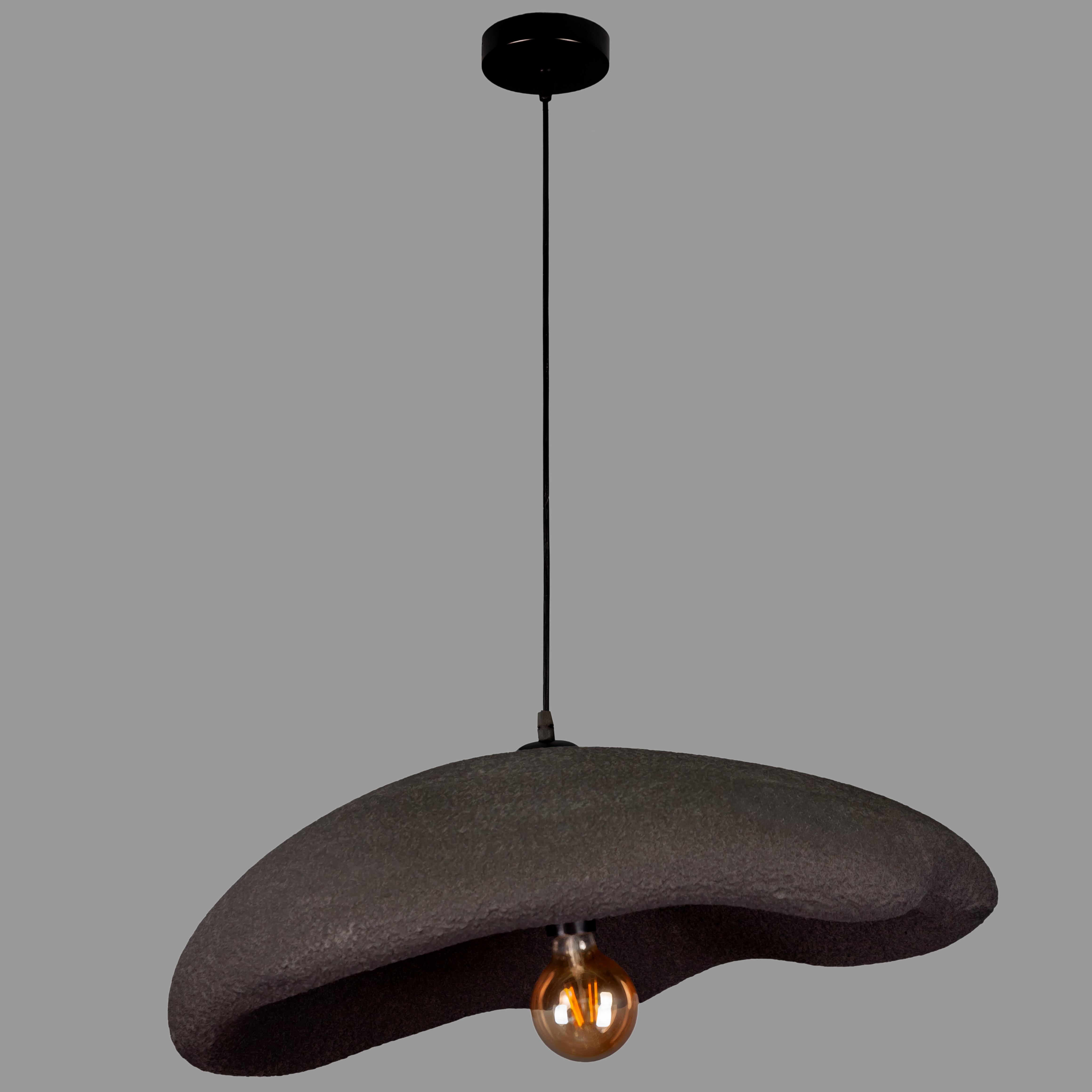 Люстра гипсовая Wabi-Sabi 62 см Графитовый (909-XL3641 (620) BK)