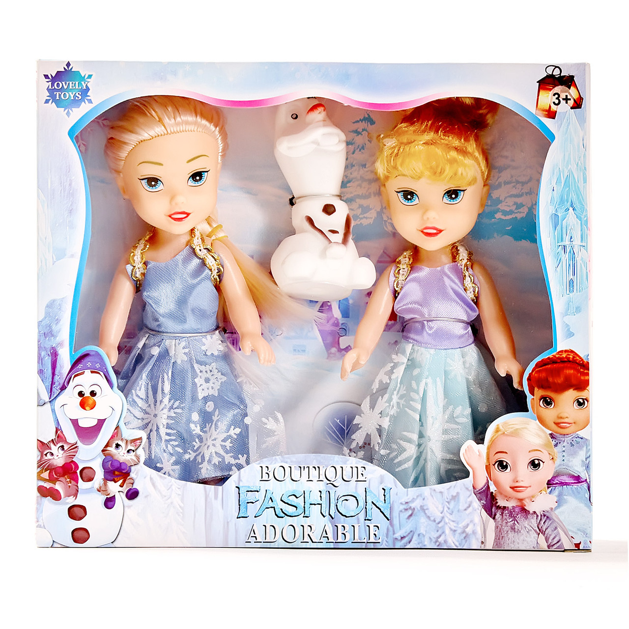 Набор кукол Анна и Эльза с олафом Холодное Сердце