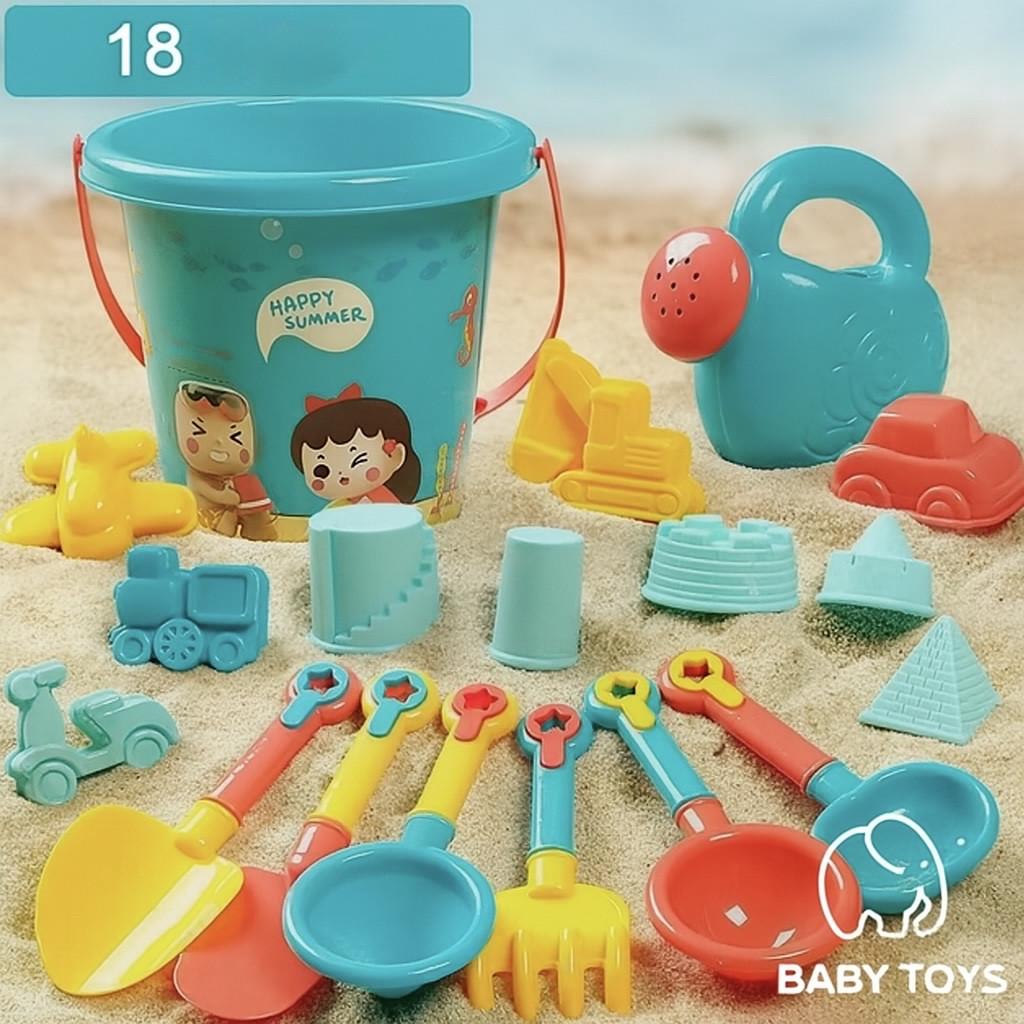 Набір іграшок для піску 18 елементів (5) - фото 4 Набір іграшок для піску 18 елементів (5) - фото 4