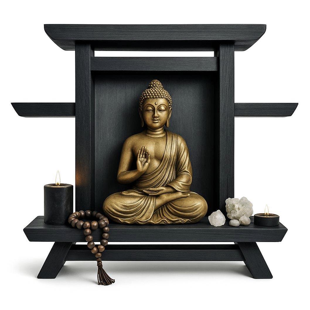 Алтарь для медитации из дерева Ходен Венге (ЛАТ-017512)