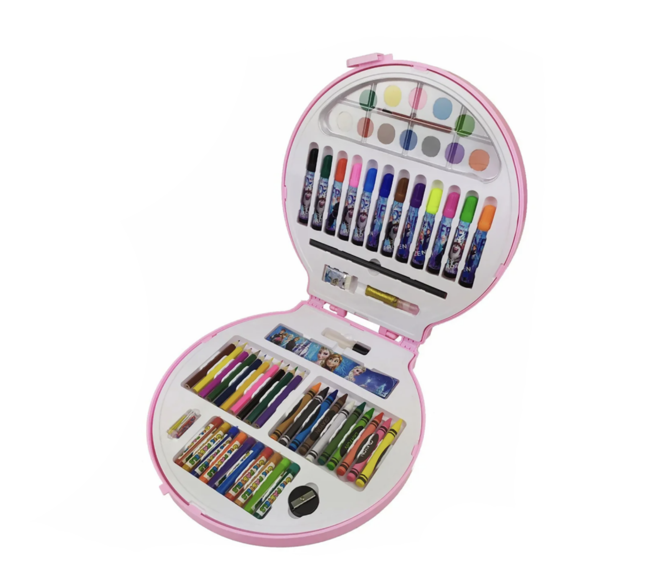 Детский набор для творчества SUNROZ Лама MK 2111 в чемодане Розовый (10847192)