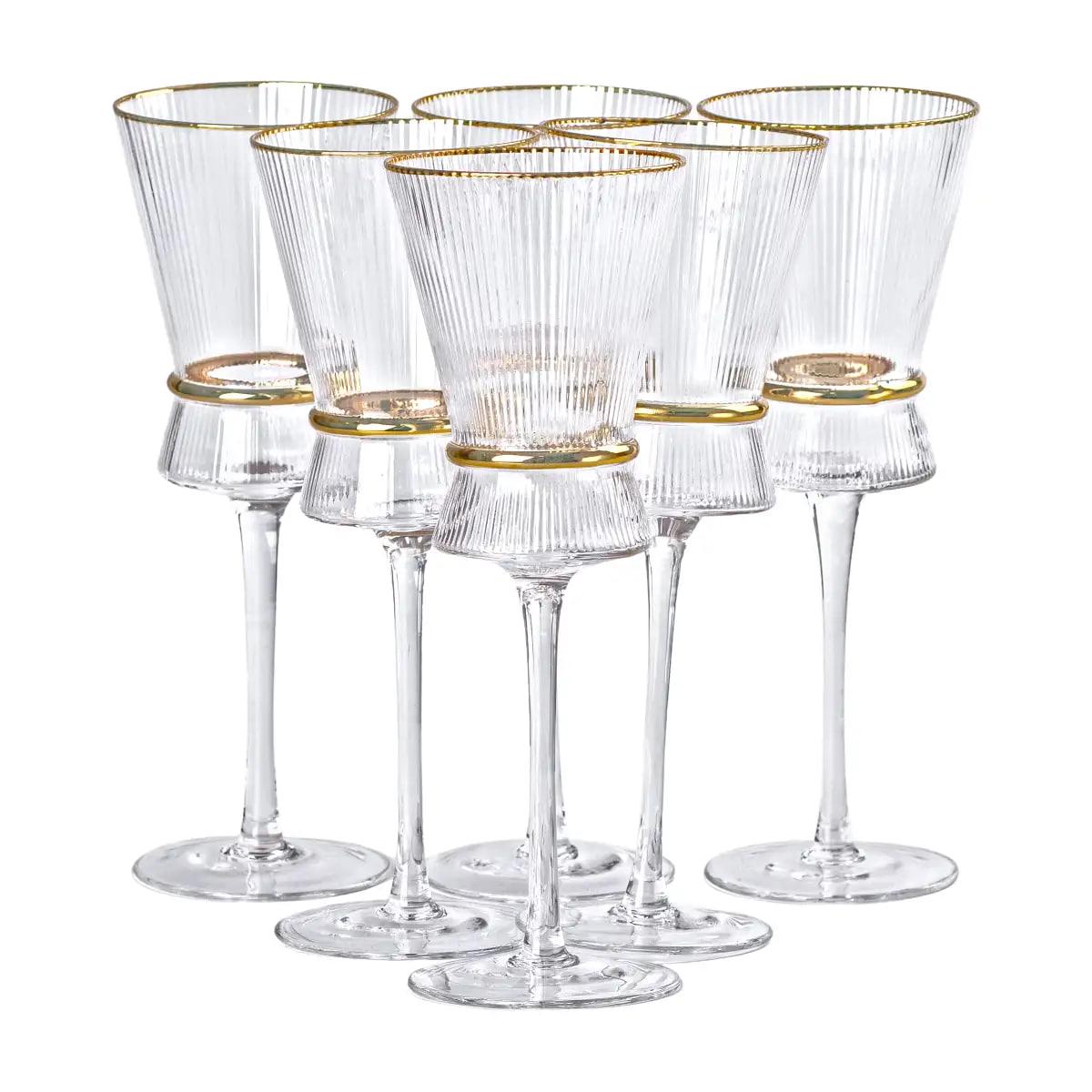 Набір келихів для вина Stunning 6 х 300 мл Прозорий (22775479) - фото 3 Набір келихів для вина Stunning 6 х 300 мл Прозорий (22775479) - фото 3