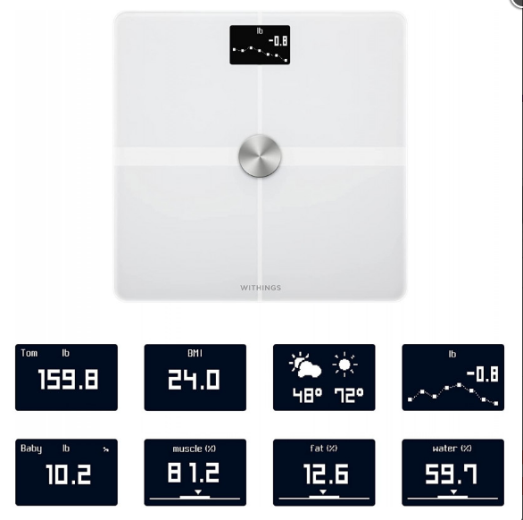 Весы умные Nokia Withings WBS05 Body+ Composition Wi-Fi (1968) - фото 4