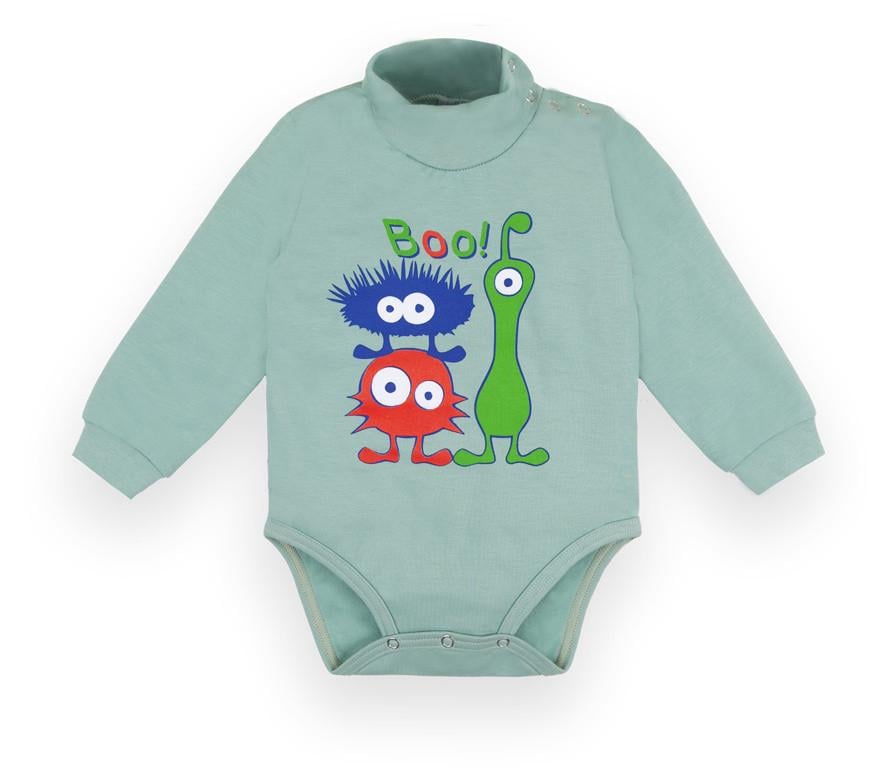 Боди детское хлопковое для мальчика на кнопках Gabbi BD-21-63-1 Монстрики 98 см Серый (13019) Боди детское хлопковое для мальчика на кнопках Gabbi BD-21-63-1 Монстрики 98 см Серый (13019)