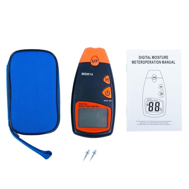 Вологомір цифровий Dr.Meter MD-814 для деревини з подвійними щупами/кроною 9В та чохлом - фото 5 Вологомір цифровий Dr.Meter MD-814 для деревини з подвійними щупами/кроною 9В та чохлом - фото 5