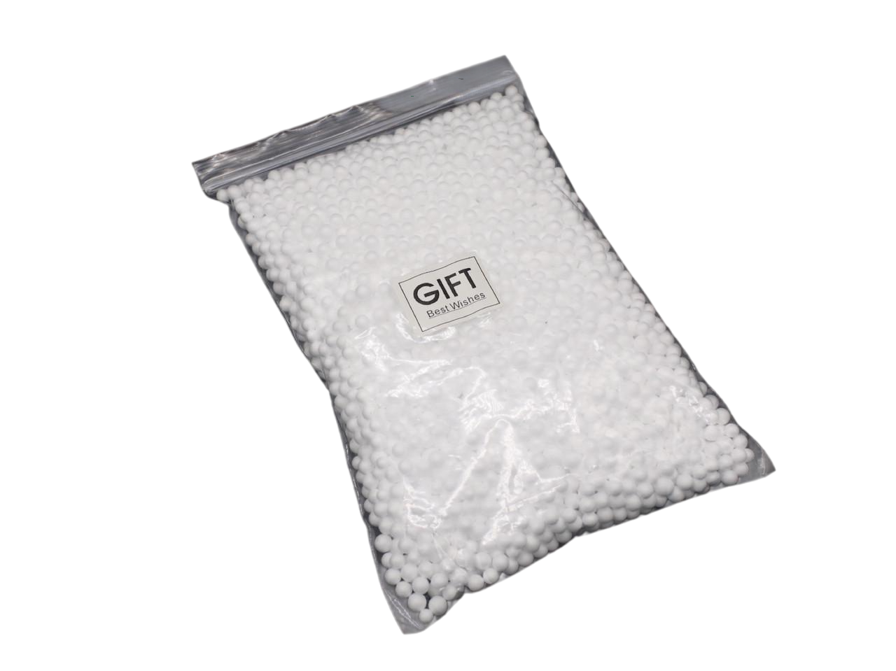 Шарики пенопластовые наполнитель для украшения и рукоделия 20 г Белый (KR-024-6)