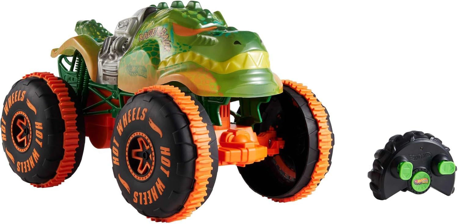 Игрушечная машинка Hot Wheels Monster Trucks Remote Control Toy Vehicle Rageasaur RC Разноцветный (414785859) Игрушечная машинка Hot Wheels Monster Trucks Remote Control Toy Vehicle Rageasaur RC Разноцветный (414785859)