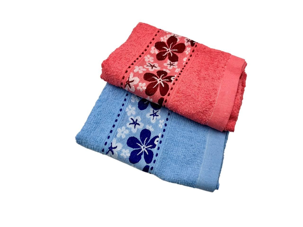 Рушник махровий Квіти 50х100 см 2 шт. (00833/50x100/d2/WP) - фото 3