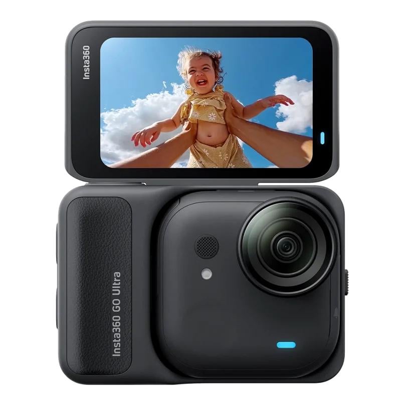Екшн-камера Insta360 GO Ultra 4K PureVideo FlowState зі швидкою зарядкою Чорний (6977644765241)
