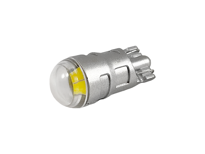 Автомобільна лампа світлодіодна LEDUA T10-3030-2 SMD лінза 12V сірий корпус Білий (6372)