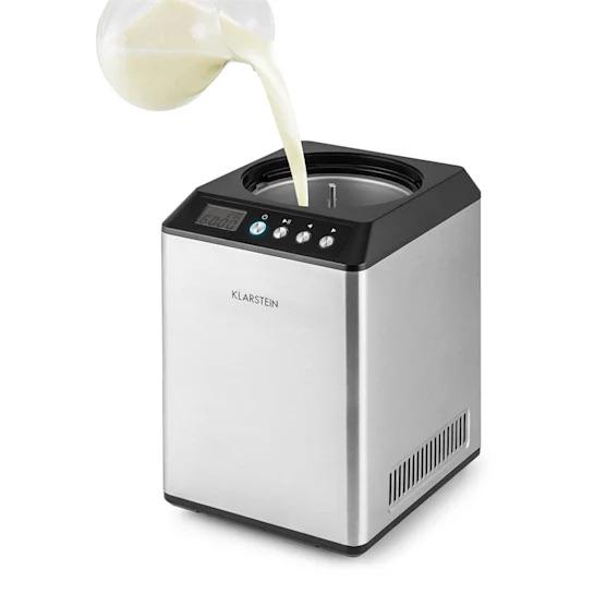 Машина для мороженого Klarstein Vanilly Sky Family Frozen Yoghurt из нержавеющей стали 250W 25 л - фото 5