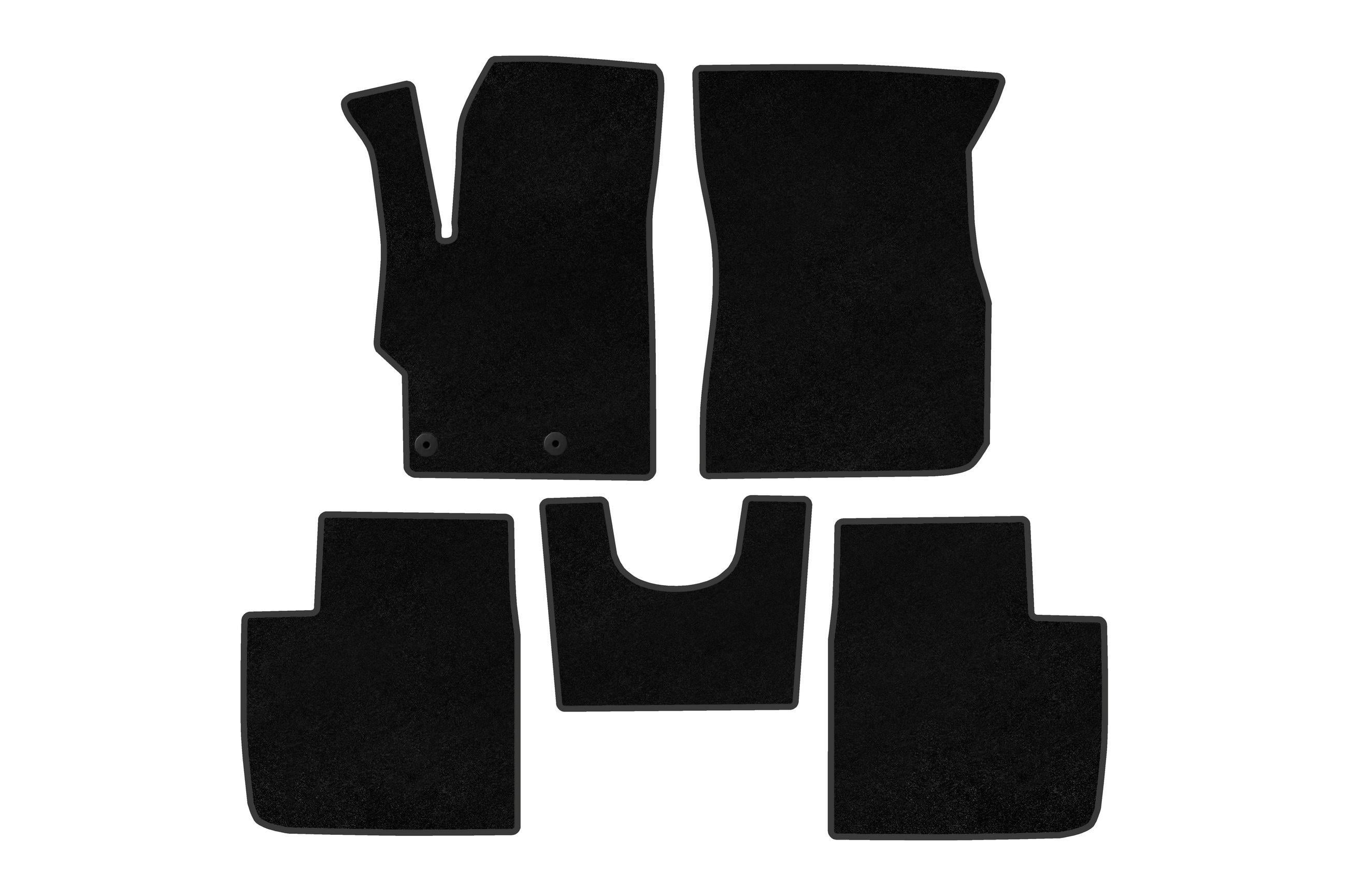 Коврики автомобильные Digital Designs Premium для Peugeot 301 2012- гг. ткань Черный (184978)