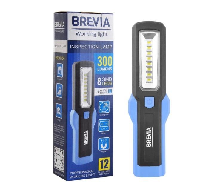 Ліхтар для СТО світлодіодний для полювання для риболовлі Brevia 8SMD+1W LED 300lm (11310) - фото 3