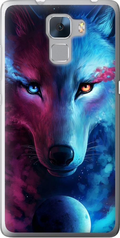 Чехол на Huawei Honor 7 Арт-волк (3999u-138-42517)