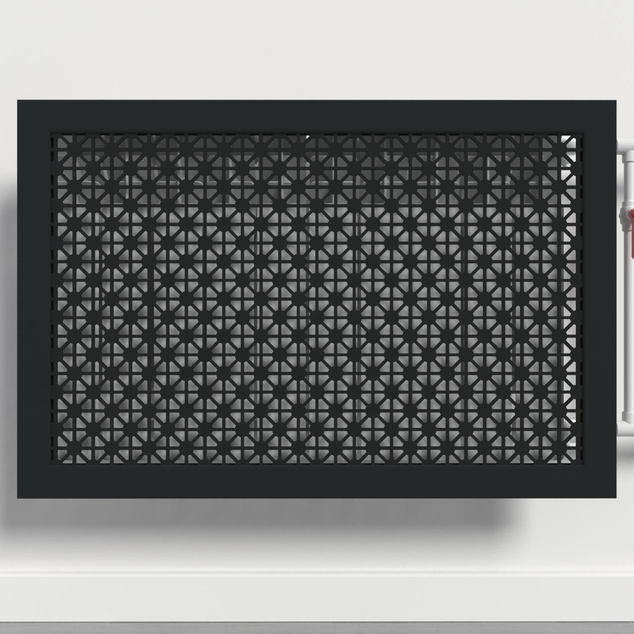 Решітка-екран на батарею SMARTWOOD 600 мм Чорний (R20632107)