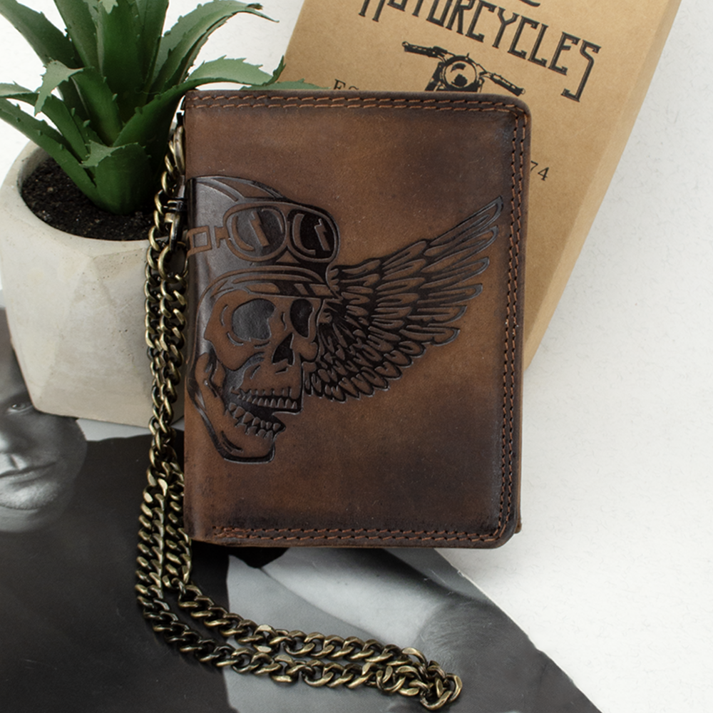 Портмоне мужское кожаное Always Wild N4C-VIN S со скелетом Коричневый (1924308189) Портмоне мужское кожаное Always Wild N4C-VIN S со скелетом Коричневый (1924308189)