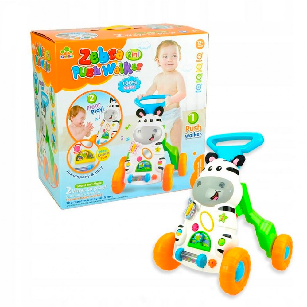 Ходунки музыкальные Joy Зебра 40х35х42 см (63-75-SL 83007)