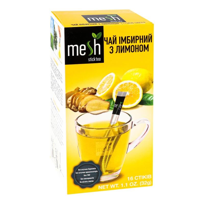 Чай MESH Stick Имбирь-лимон в стиках 2 г 16 шт. (50433)