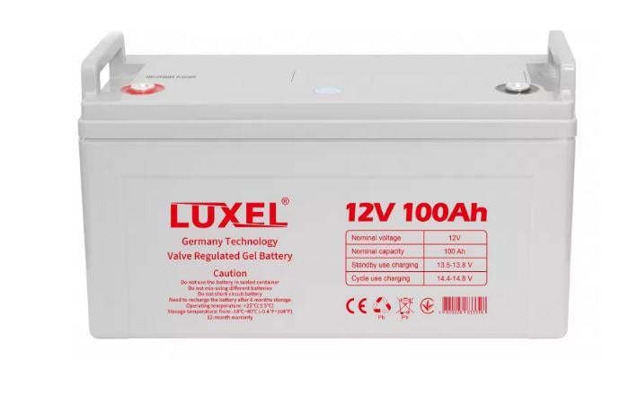 Акумулятор гелевий Luxel LBG-12V100AH (LBG-12V100AH) - фото 1 Акумулятор гелевий Luxel LBG-12V100AH (LBG-12V100AH) - фото 1