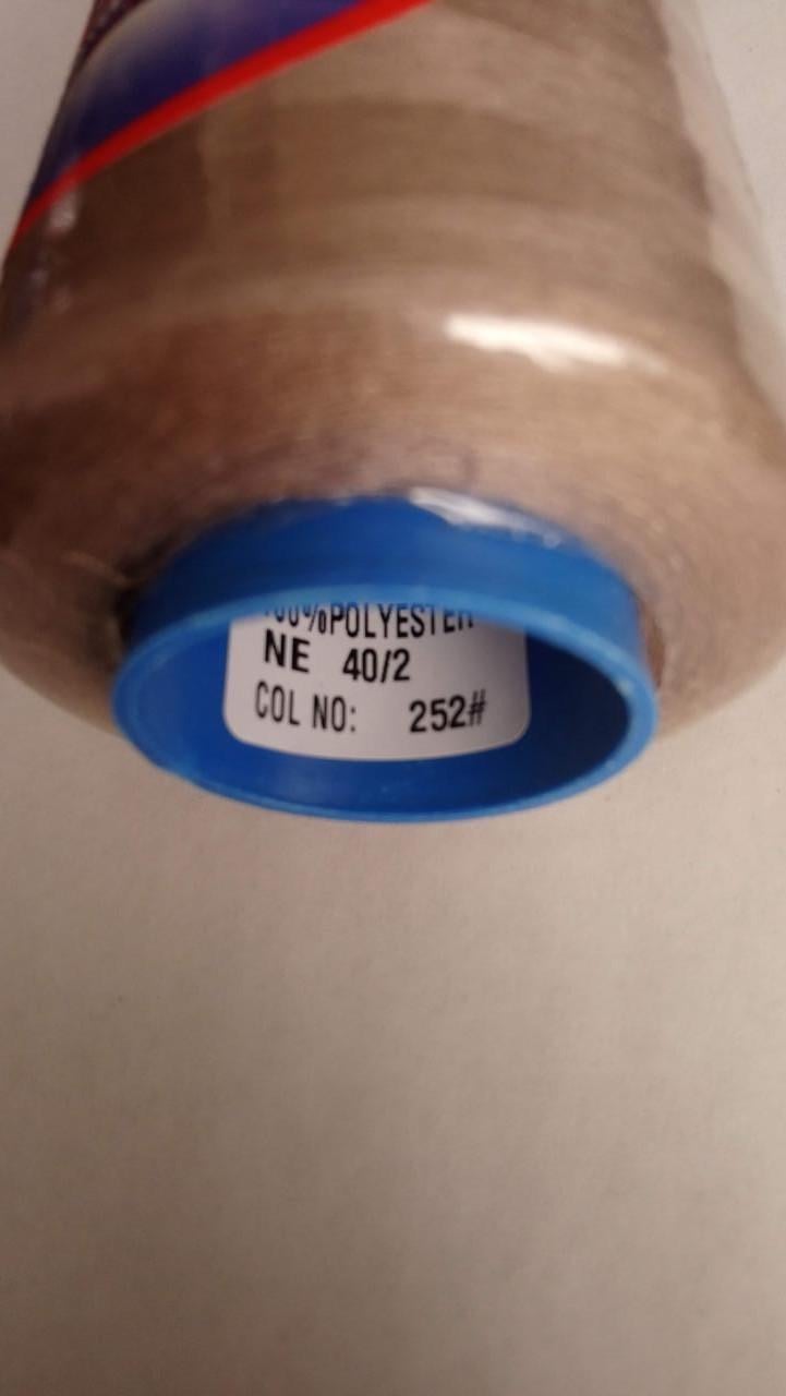 Нитки швейні ТМ Super 40/2 4000 ярдів колір 252 (1269748261) - фото 2 Нитки швейні ТМ Super 40/2 4000 ярдів колір 252 (1269748261) - фото 2