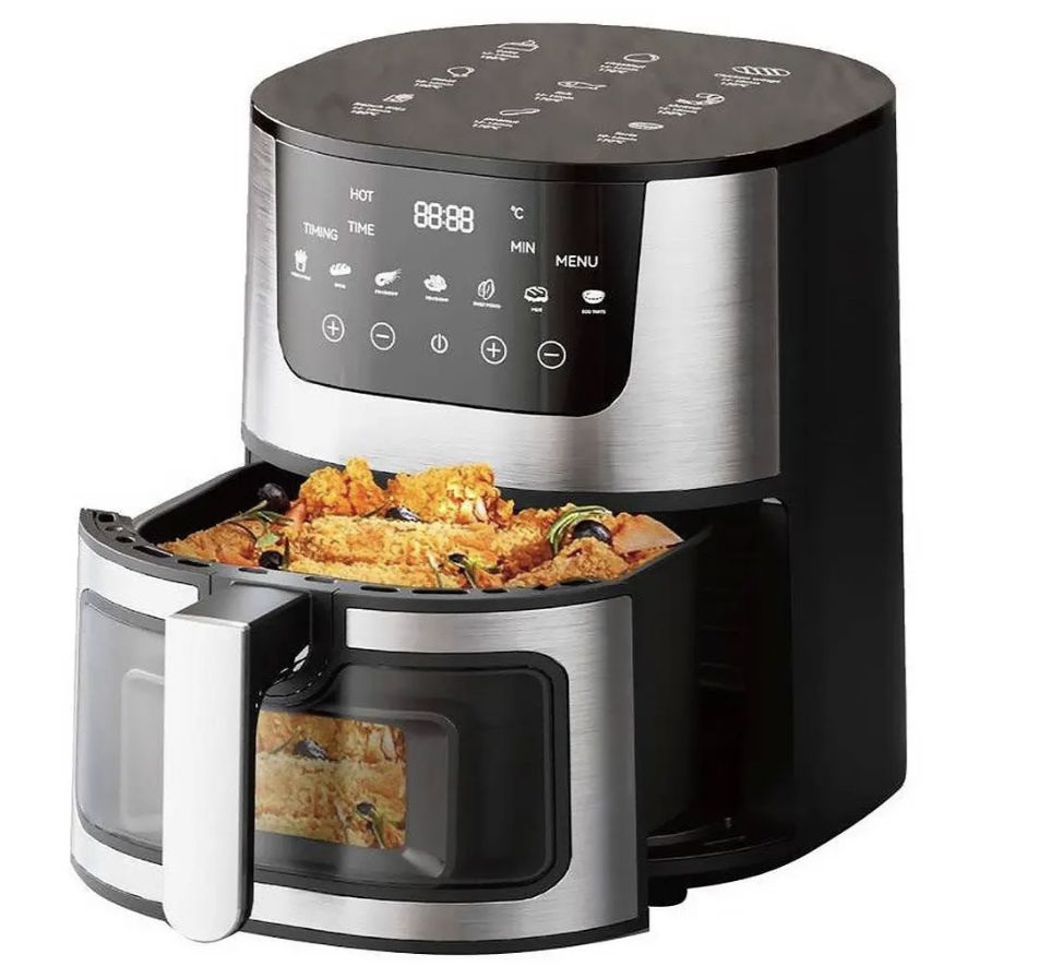 Фритюрница сенсорная Rainberg RB-2268 без масла 8 л Фритюрница сенсорная Rainberg RB-2268 без масла 8 л