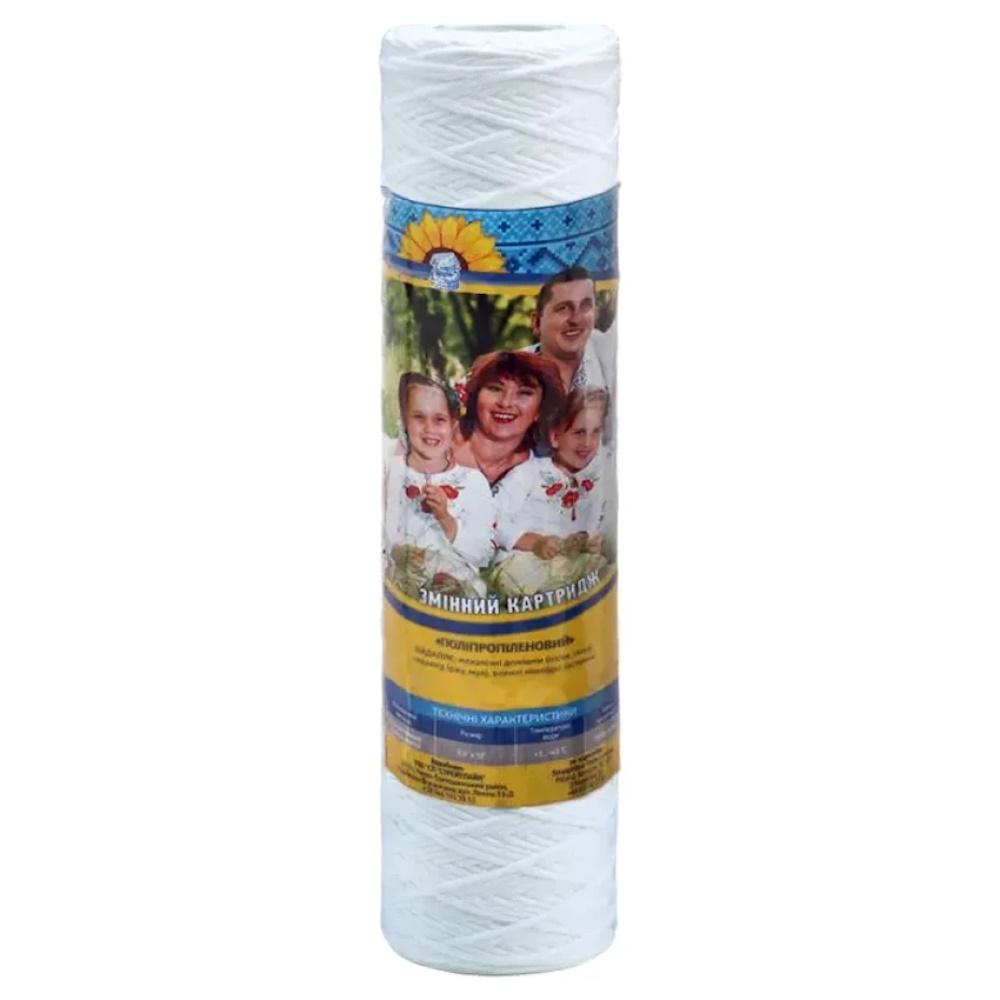 Картридж из полипропиленовой нити АКВА-ЛЮКС FILTRO 2,5"x10" 50 мкм (AKD46946)