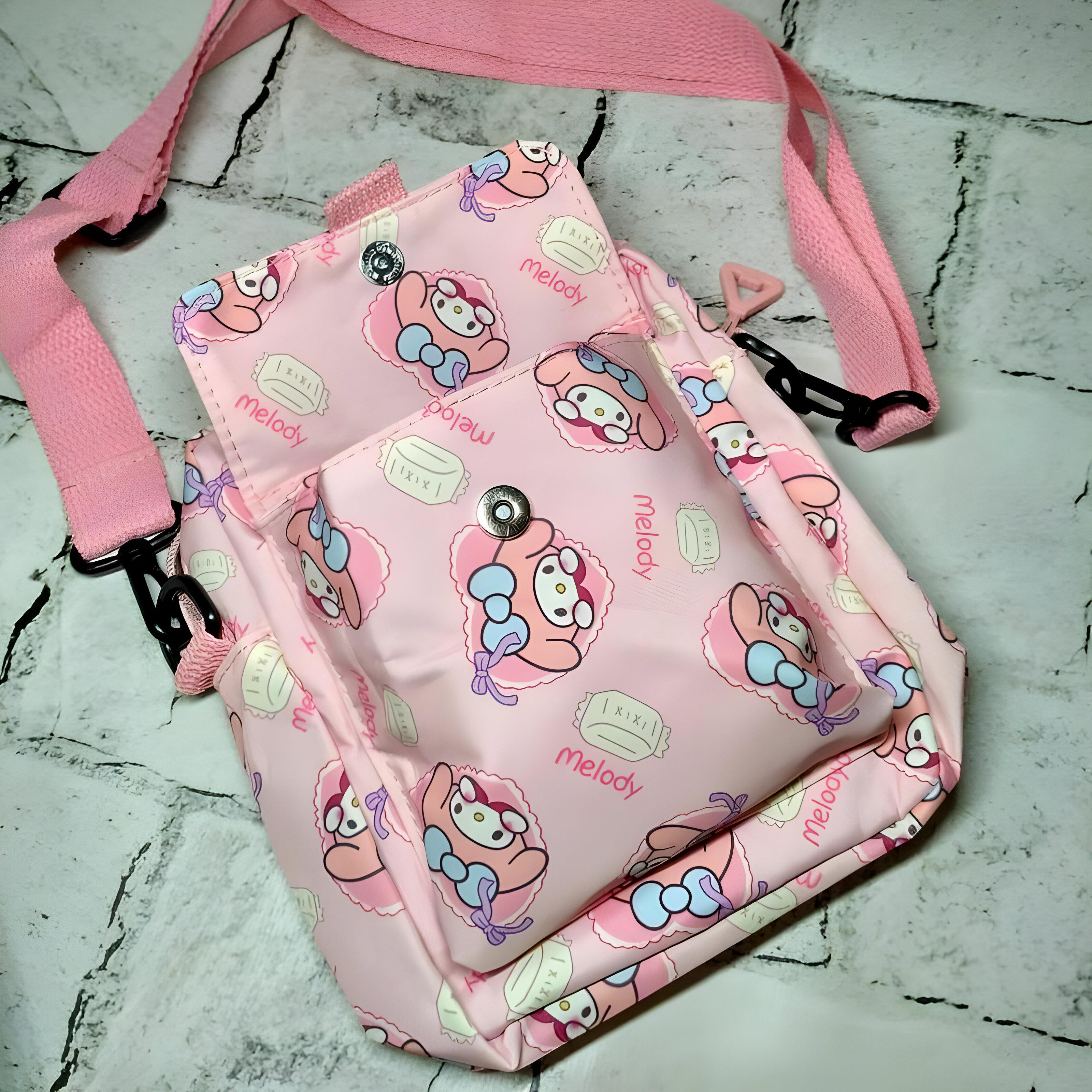 Сумка дитяча крос-боді Мелоді 20х16х6 см Рожевий (25-575) - фото 4 Сумка дитяча крос-боді Мелоді 20х16х6 см Рожевий (25-575) - фото 4