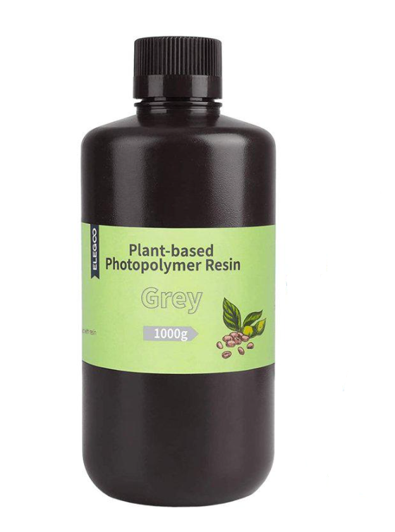 Смола фотополимерная СмолаELEGOO для 3D-принтера на растительной основе 1 кг Grey