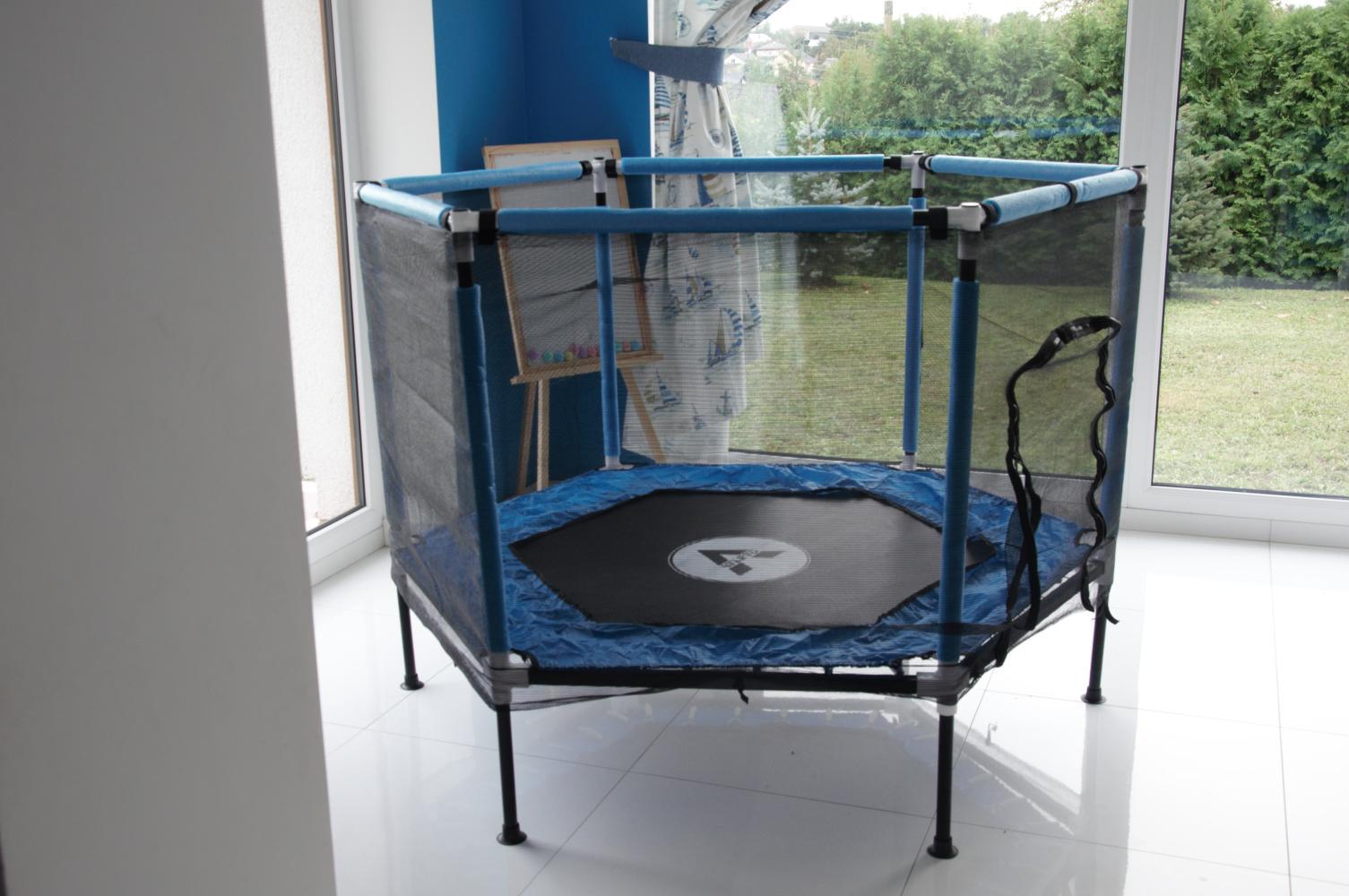 Батут дитячий Atleto із захисною сіткою на блискавці 160 см Синій (132-76-21000156) - фото 3 Батут дитячий Atleto із захисною сіткою на блискавці 160 см Синій (132-76-21000156) - фото 3