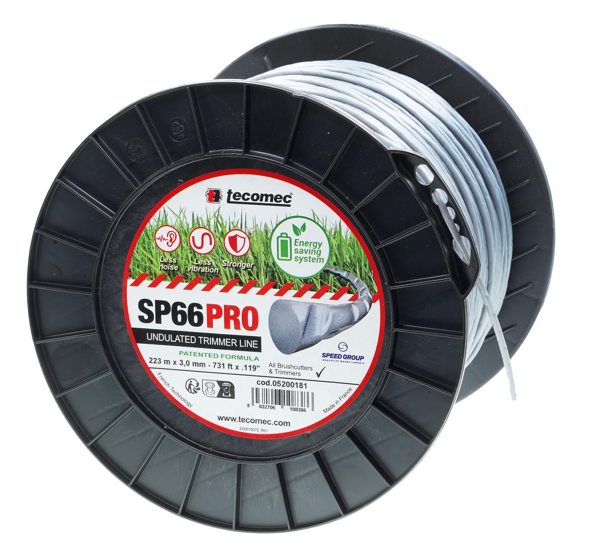 Леска триммера Oleo-Mac SP66 3,0х223 м/круг код 05200181 GREY (les658)