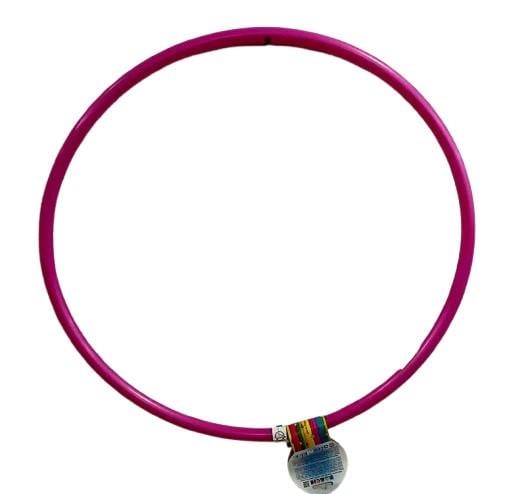 Обруч гимнастический средний Bamsic 75 см Розовый (0166)