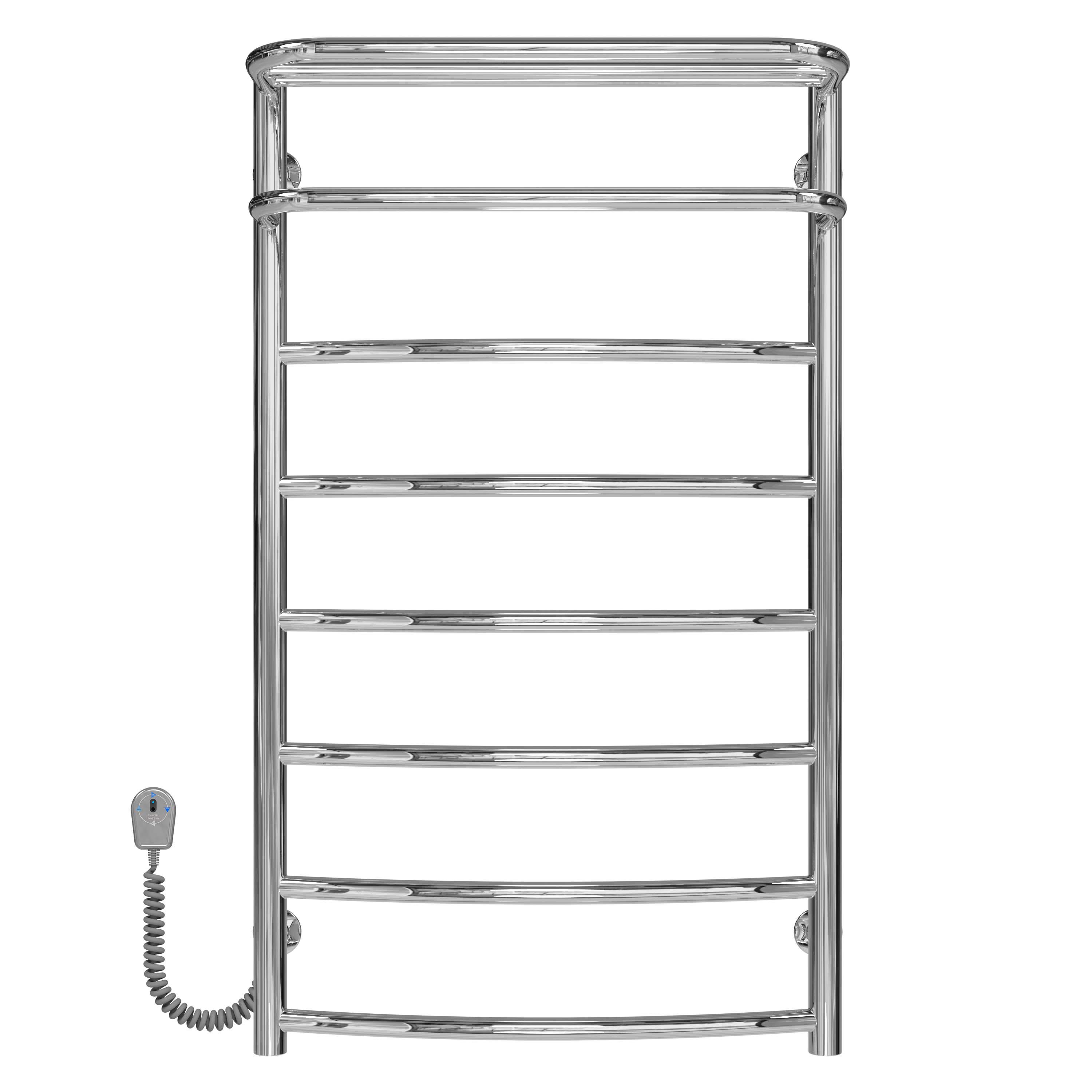 Полотенцесушитель электрический Deffi Отель П8 EF16 левое подключение нержавеющая сталь 500х900 мм Хром (C.OD.90.50.8.E.C.L.5)