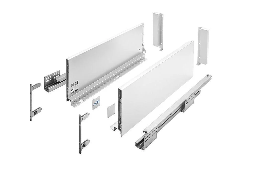 Висувний ящик GTV Axis Pro H 168 мм L 400 мм Білий (PB-AXISPRO-KPL400C1)