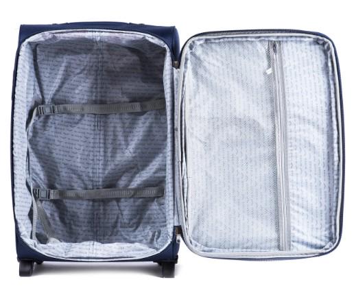 Валіза текстильна Wings 6802 M на 2 колесах Блакитний (CETKNWI6802MS2GOL) - фото 10