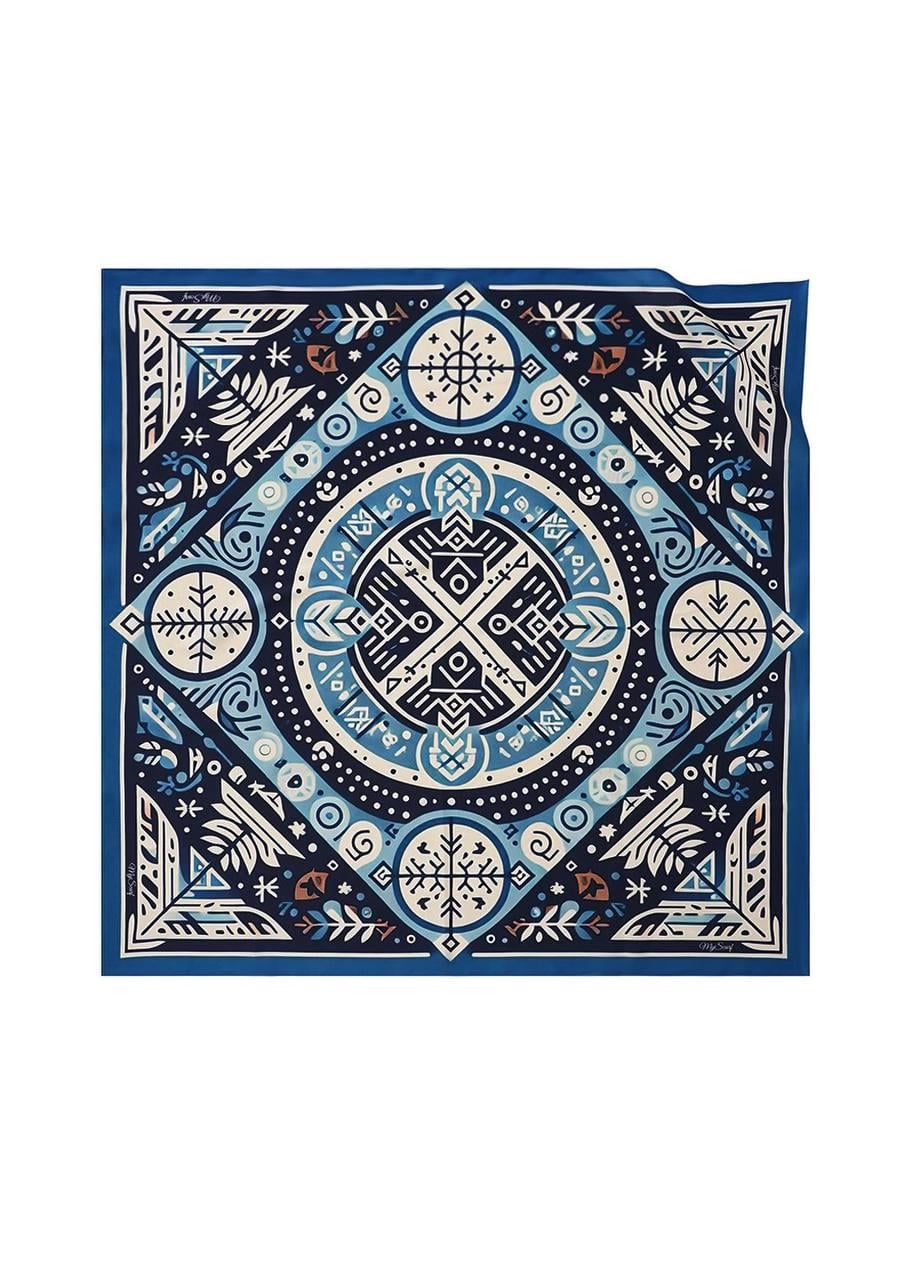 Хустка дизайнерська My Scarf Морозний ранок 90х90 см (32900659)