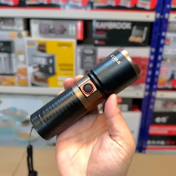 Аккумуляторный фонарик ручной TG CB X53 LASER LED с лазером (X53) - фото 8