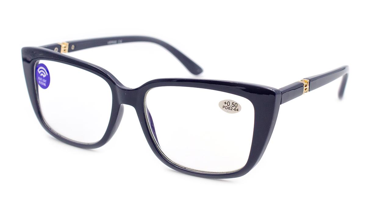 Окуляри для зору в пластиковій оправі Verse 323118-C3 Blue Blocker -2,25