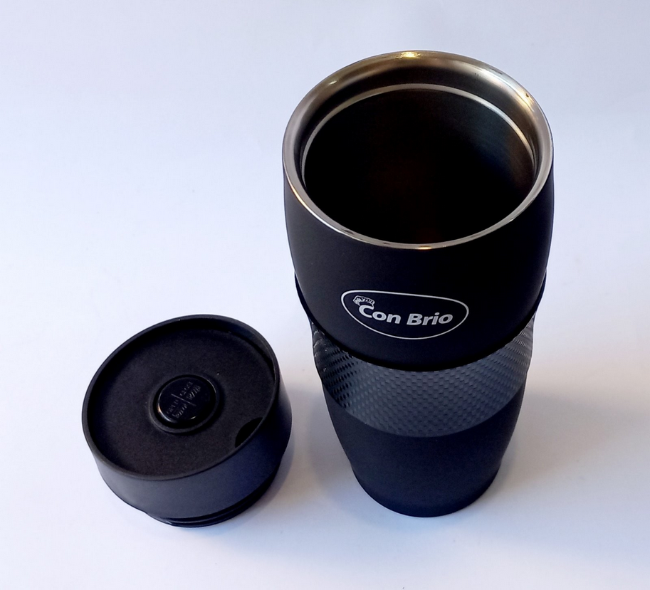 Термокружка 380 мл Con Brio CB-366 Черный - фото 4 Термокружка 380 мл Con Brio CB-366 Черный - фото 4