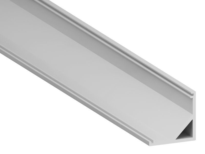 Профиль алюминиевый анодированный LEDUA АЛ-06 + рассеиватель для LED ленты угловой 2 м (3896) - фото 2 Профиль алюминиевый анодированный LEDUA АЛ-06 + рассеиватель для LED ленты угловой 2 м (3896) - фото 2